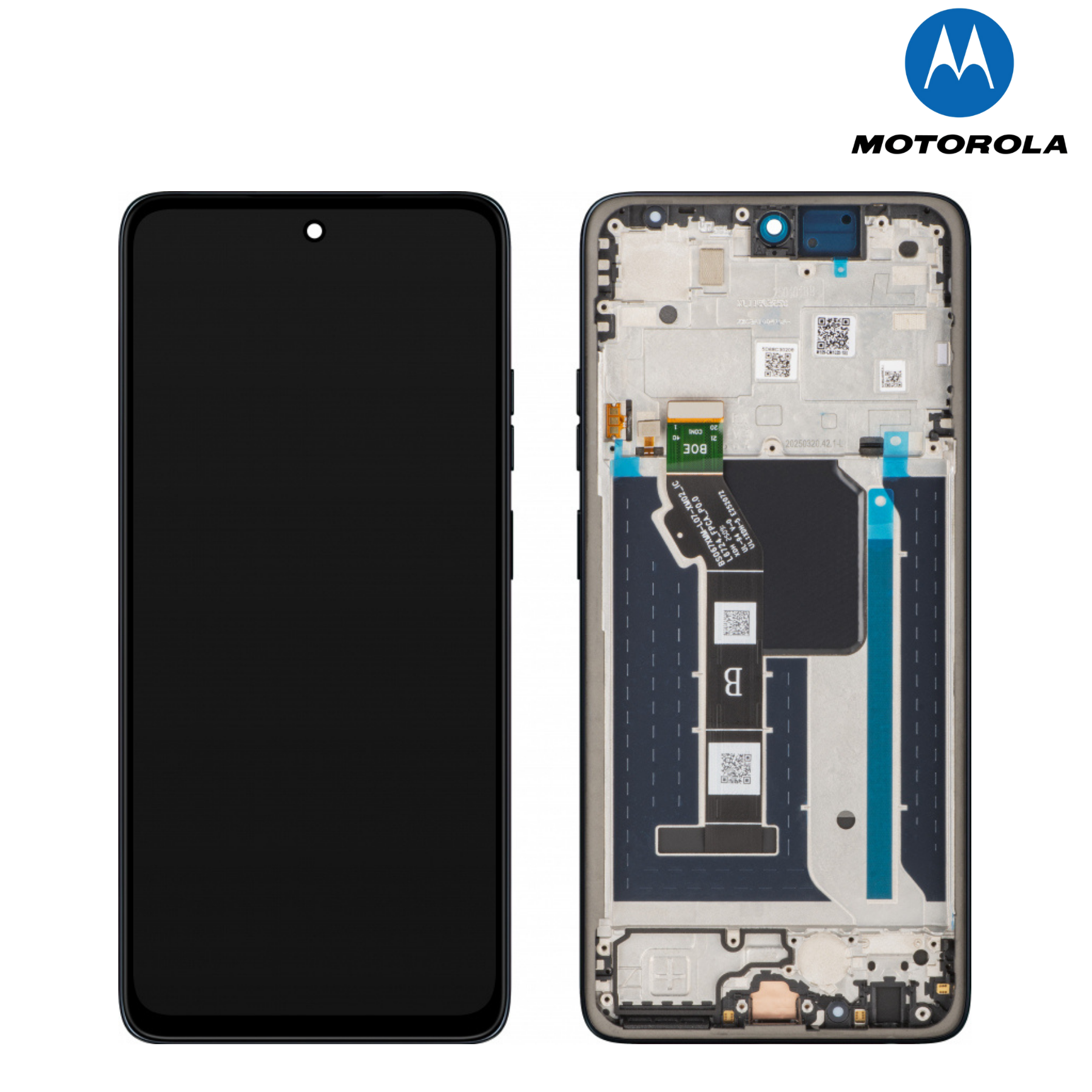 LCD Display Module for Motorola Moto G04s, Black